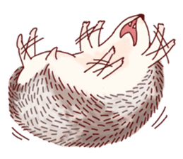 "TAWASHI" The Tiny Hedgehog 2 sticker #3300651