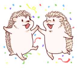 "TAWASHI" The Tiny Hedgehog 2 sticker #3300658