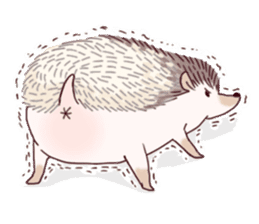 "TAWASHI" The Tiny Hedgehog 2 sticker #3300667