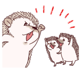"TAWASHI" The Tiny Hedgehog 2 sticker #3300679
