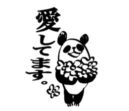 Panda! 2-A hard he sticker #3301206