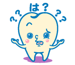 Happy teeth sticker #3301379