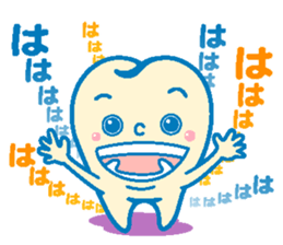 Happy teeth sticker #3301380