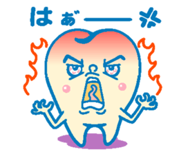 Happy teeth sticker #3301382