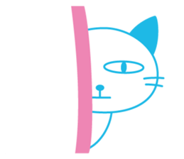 Funny monsters trio 2 (& white cat Ume) sticker #3301474