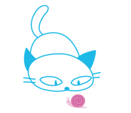 Funny monsters trio 2 (& white cat Ume) sticker #3301475