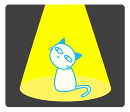 Funny monsters trio 2 (& white cat Ume) sticker #3301477