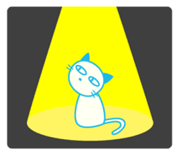Funny monsters trio 2 (& white cat Ume) sticker #3301477