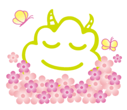 Funny monsters trio 2 (& white cat Ume) sticker #3301488