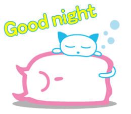 Funny monsters trio 2 (& white cat Ume) sticker #3301497
