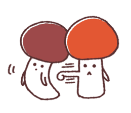 mushroom and other sticker #3302100