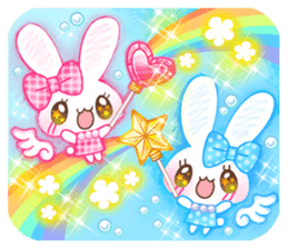 Twin angels Lil & Mel sticker #3302578