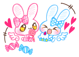 Twin angels Lil & Mel sticker #3302584