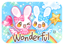 Twin angels Lil & Mel sticker #3302586