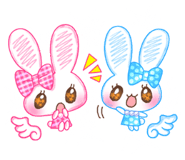 Twin angels Lil & Mel sticker #3302590