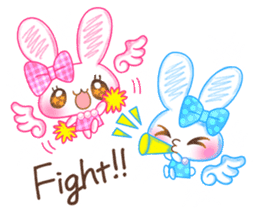 Twin angels Lil & Mel sticker #3302592