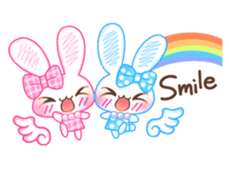 Twin angels Lil & Mel sticker #3302593