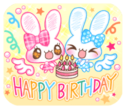 Twin angels Lil & Mel sticker #3302600