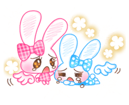 Twin angels Lil & Mel sticker #3302606