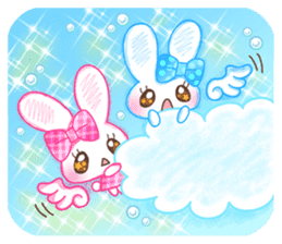 Twin angels Lil & Mel sticker #3302617