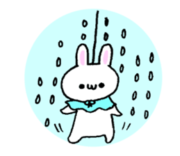 Muscular&soft rabbit! sticker #3302690