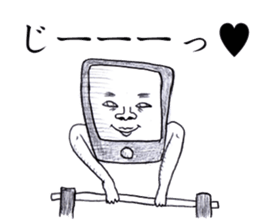 Smart phone  Man. sticker #3302824