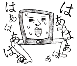 Smart phone  Man. sticker #3302825