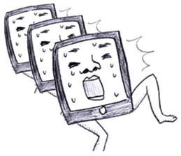 Smart phone  Man. sticker #3302836