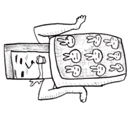 Smart phone  Man. sticker #3302849