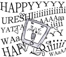 Smart phone  Man. sticker #3302857