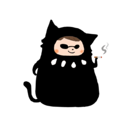 Black Cat. sticker #3305813