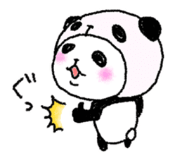 Panda in panda 5 sticker #3305941