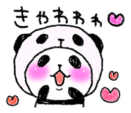 Panda in panda 5 sticker #3305951