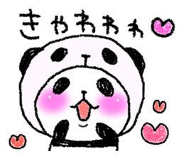 Panda in panda 5 sticker #3305951