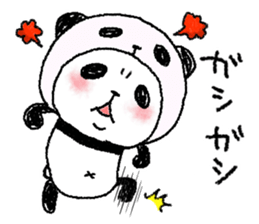 Panda in panda 5 sticker #3305958