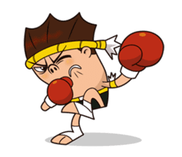 Fahlun -Thai boxer sticker #3306106