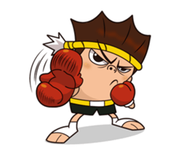 Fahlun -Thai boxer sticker #3306107