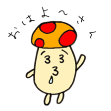 Graffiti mushrooms sticker #3306378