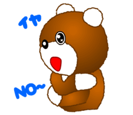 Tomo's Kawaii Bear sticker #3306761