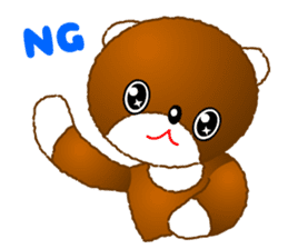 Tomo's Kawaii Bear sticker #3306762