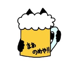 Riru of a black cat sticker #3307336