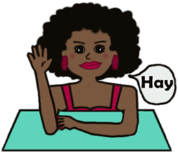 Nice woman sticker #3307698