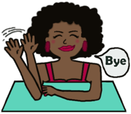 Nice woman sticker #3307702