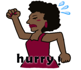 Nice woman sticker #3307725