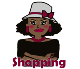 Nice woman sticker #3307734