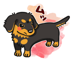 my sweet little dachshund babies sticker #3308109