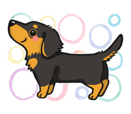 my sweet little dachshund babies sticker #3308110