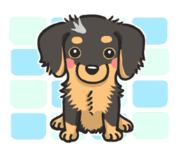 my sweet little dachshund babies sticker #3308129
