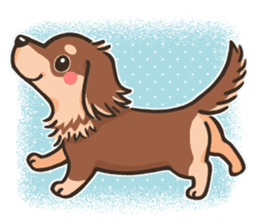 my sweet little dachshund babies sticker #3308135