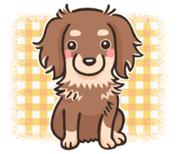 my sweet little dachshund babies sticker #3308136